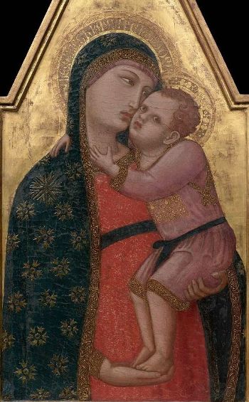 Madonna and Child  ca. 1335-1345 by Ambrogio Lorenzetti ca 1290-1348 Museum of Fine Arts Boston 39.536